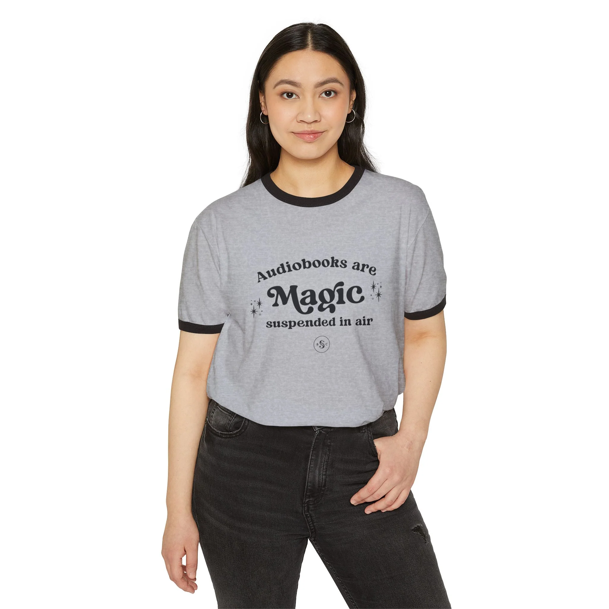 Audiobooks Are Magic Ringer Tee - Image 5