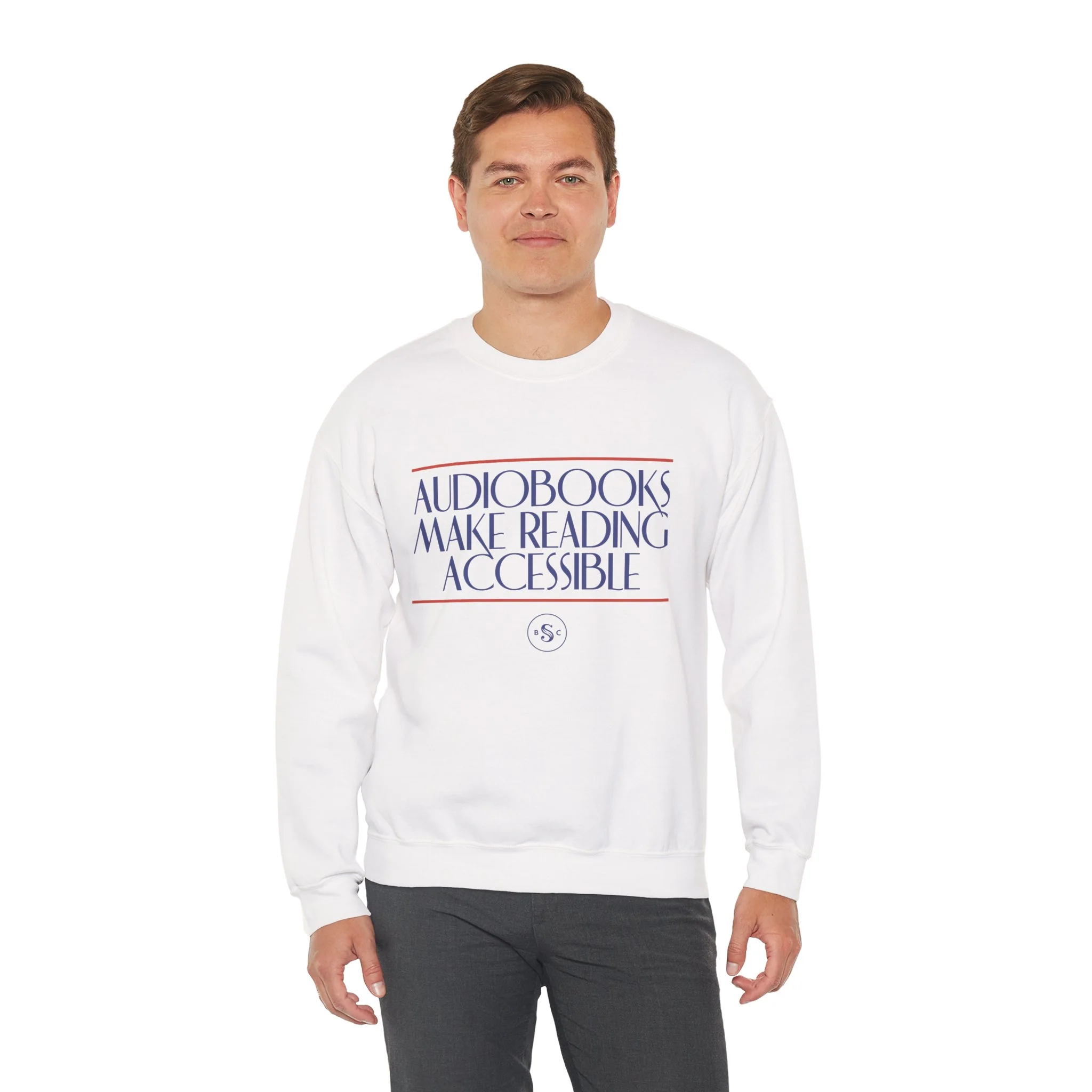 Audiobooks Make Reading Accessible - Sweatshirt - Image 3