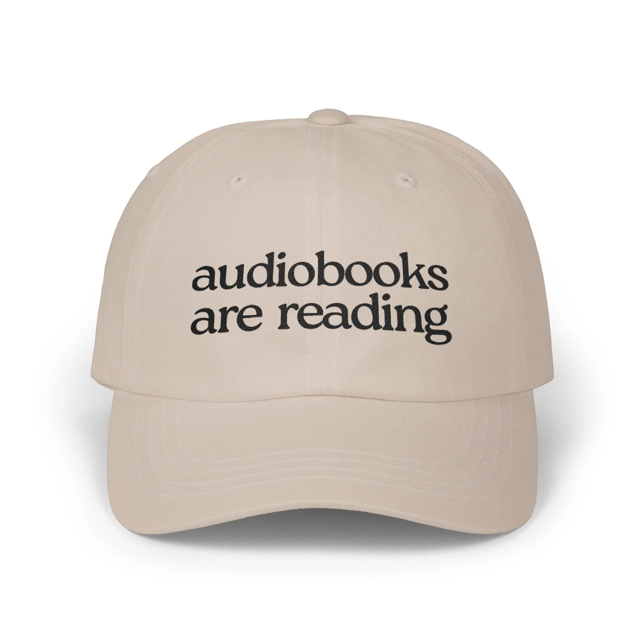 "Audiobooks Are Reading" Embroidered Book lover Hat - Image 3