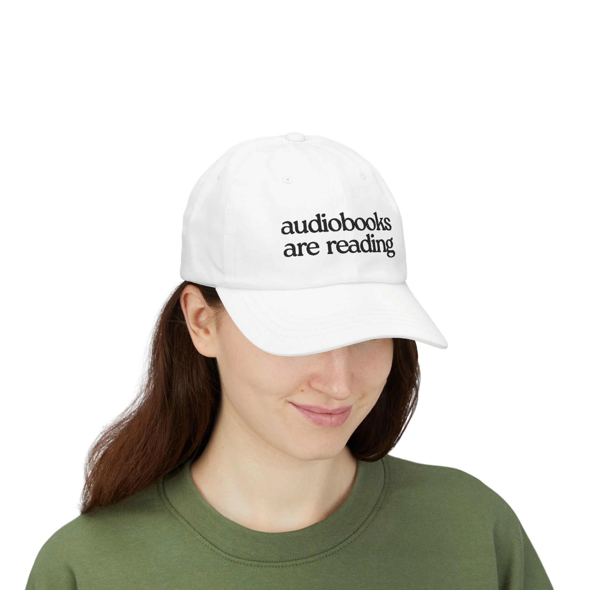 "Audiobooks Are Reading" Embroidered Book lover Hat - Image 8
