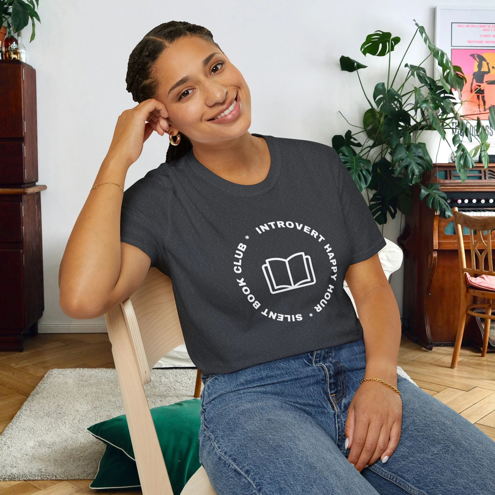 Introvert Happy Hour Unisex T-Shirt - Image 11