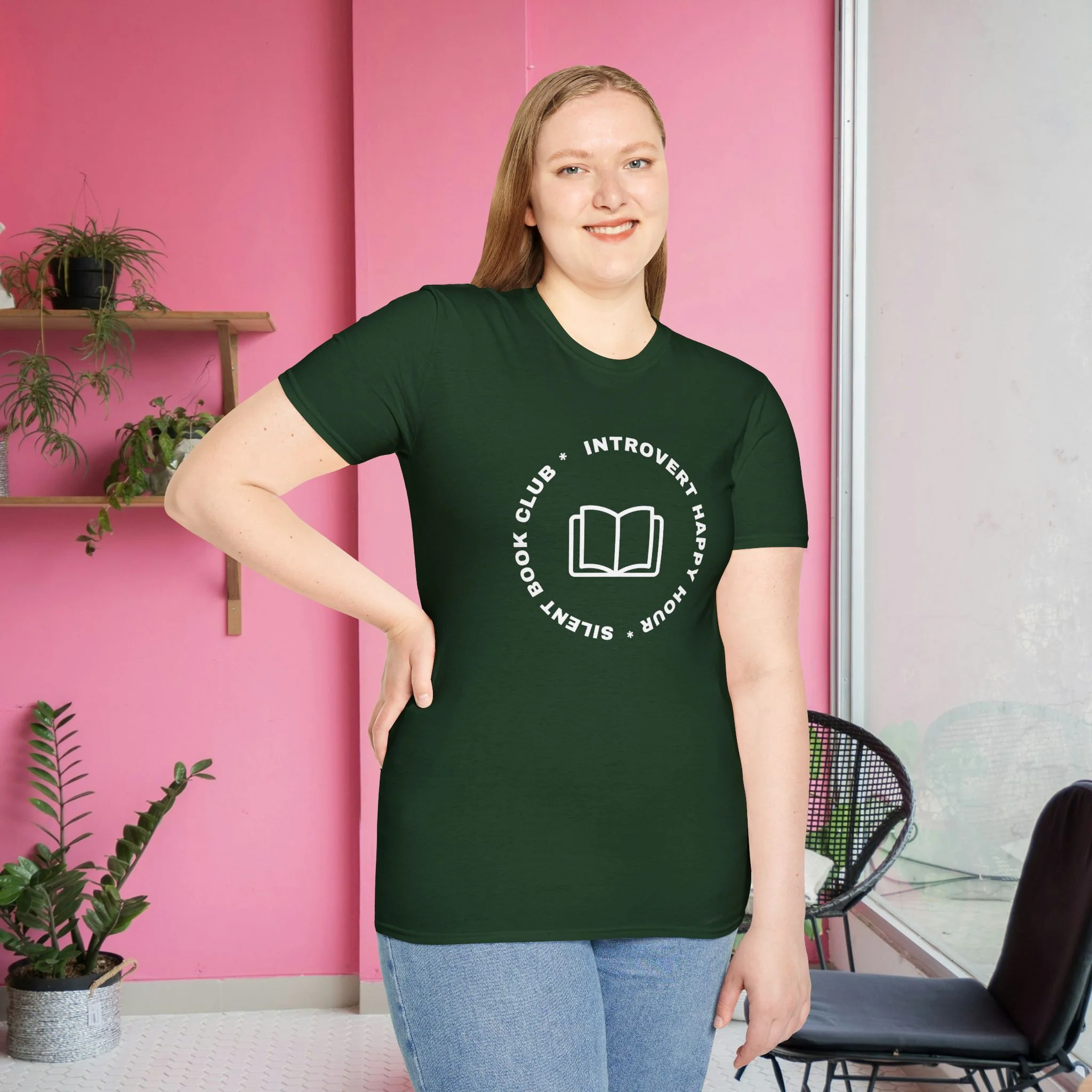 Introvert Happy Hour Unisex T-Shirt - Image 7