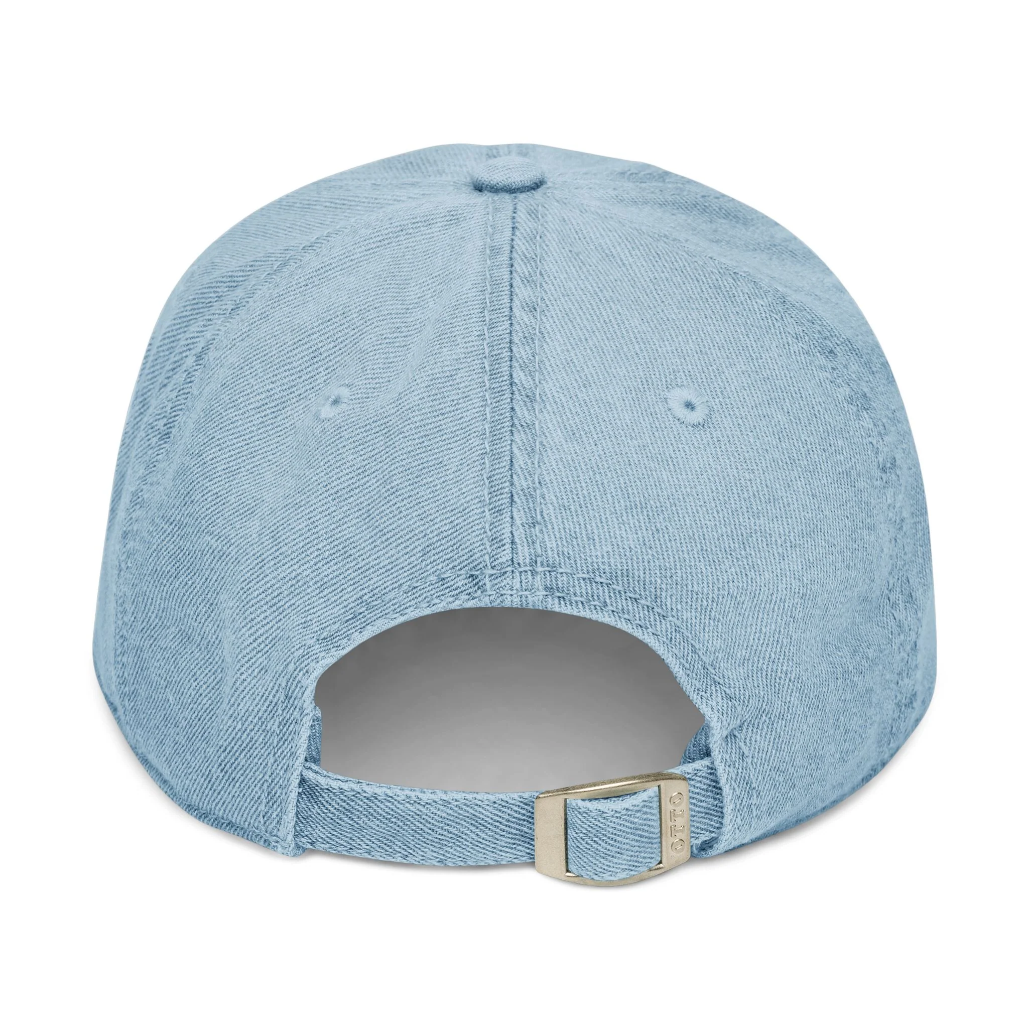 Introverted Embroidered Denim Hat - Image 6