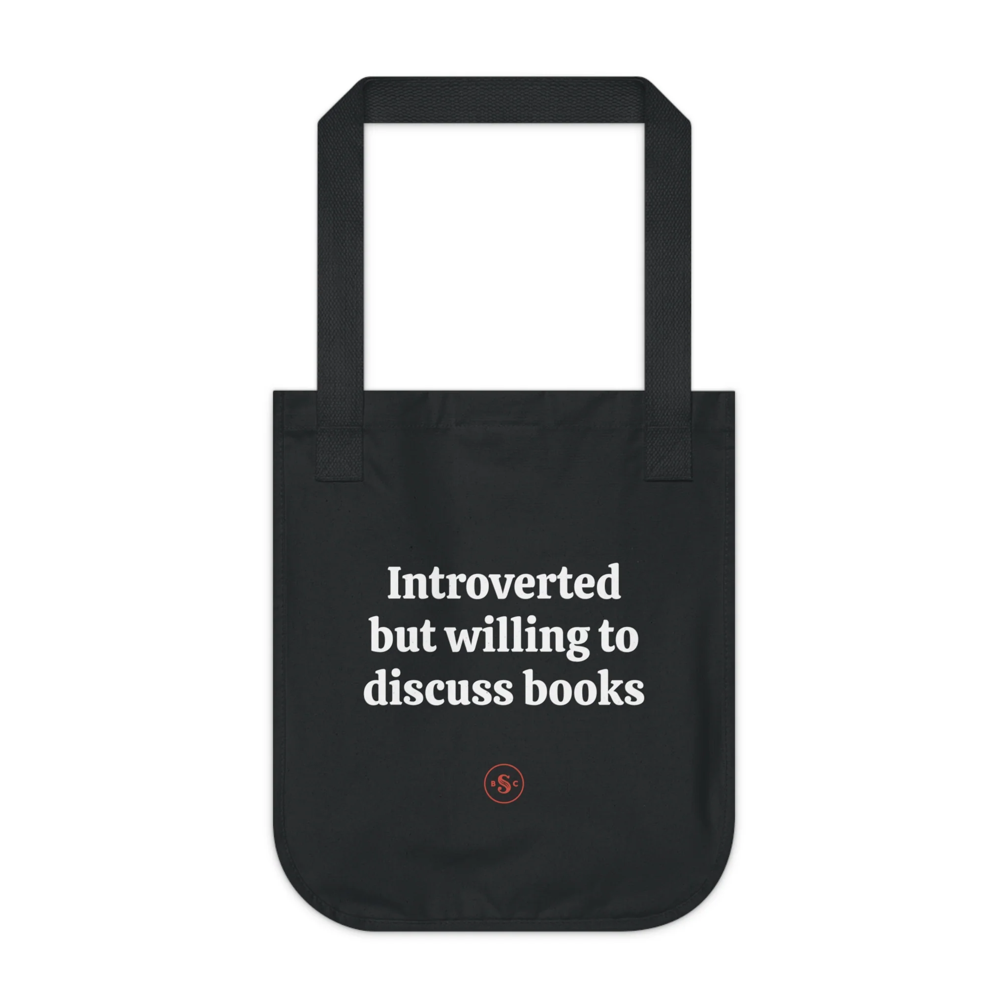Introverted - Organic Canvas Tote - Image 2