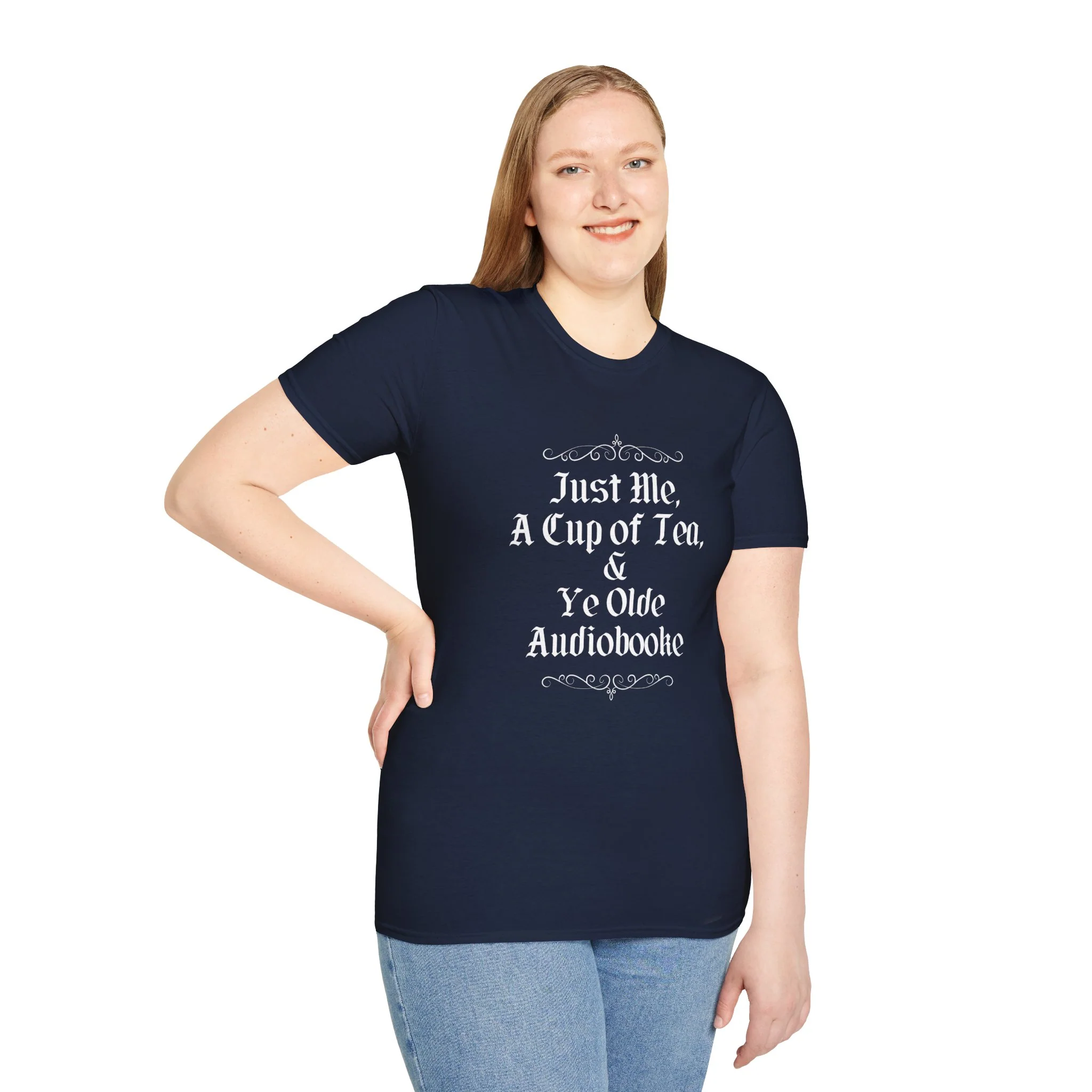 Ye Olde Audiobooke Unisex Tee - Image 3