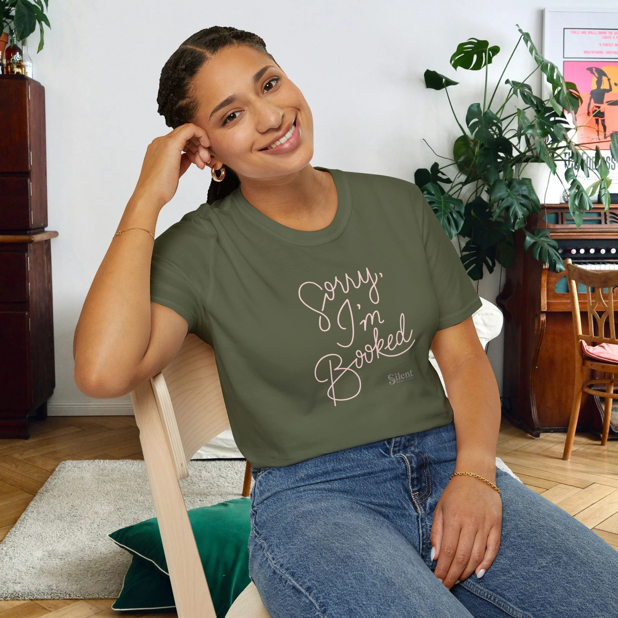 Sorry I'm Booked Unisex T-Shirt - Image 10