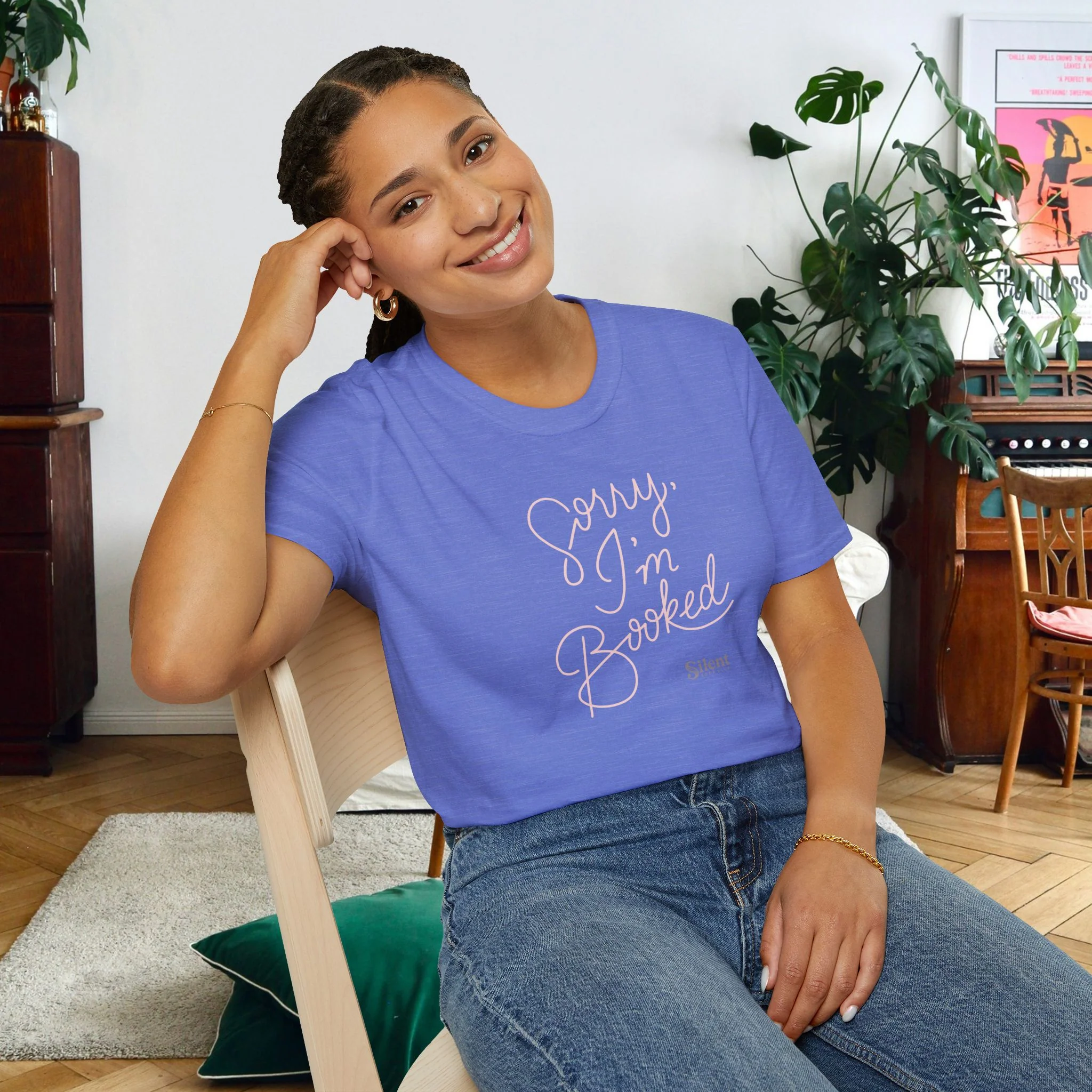 Sorry I'm Booked Unisex T-Shirt - Image 12