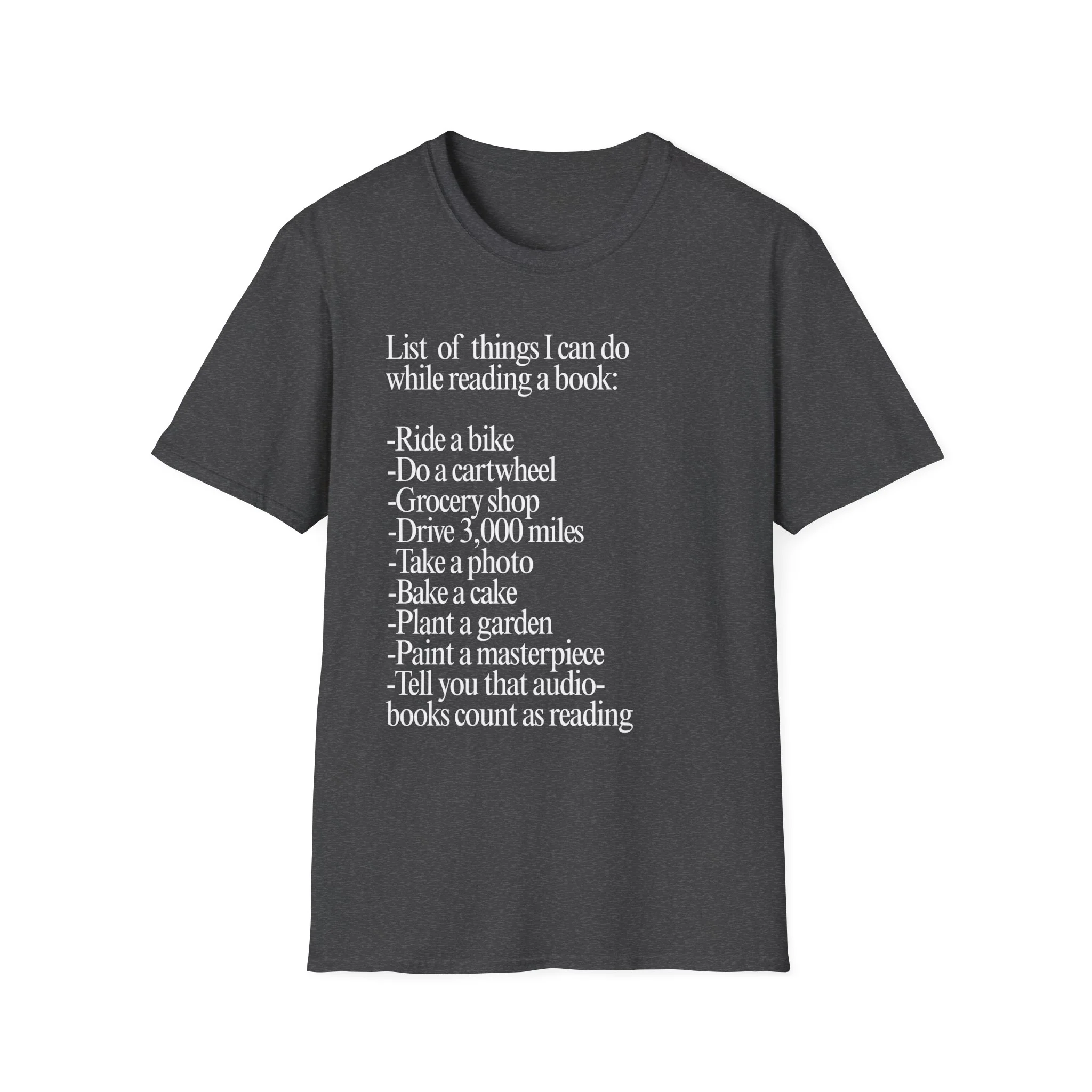 Things I Can Do While Reading Unisex Tee - Image 3