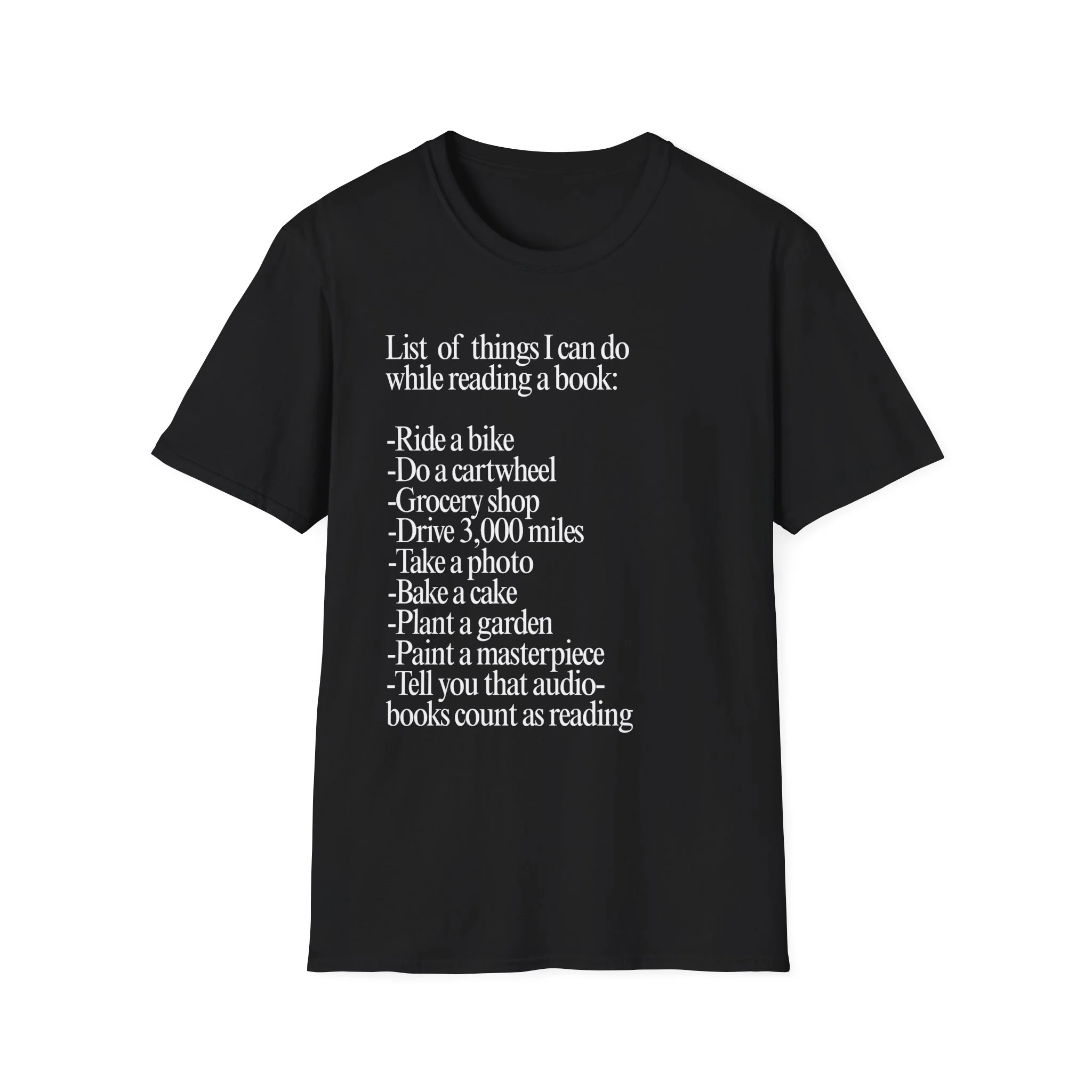 Things I Can Do While Reading Unisex Tee - Image 4