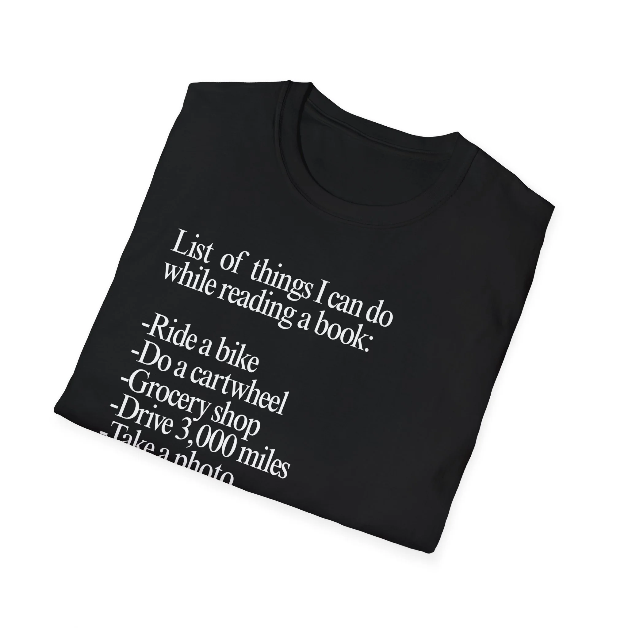Things I Can Do While Reading Unisex Tee - Image 5