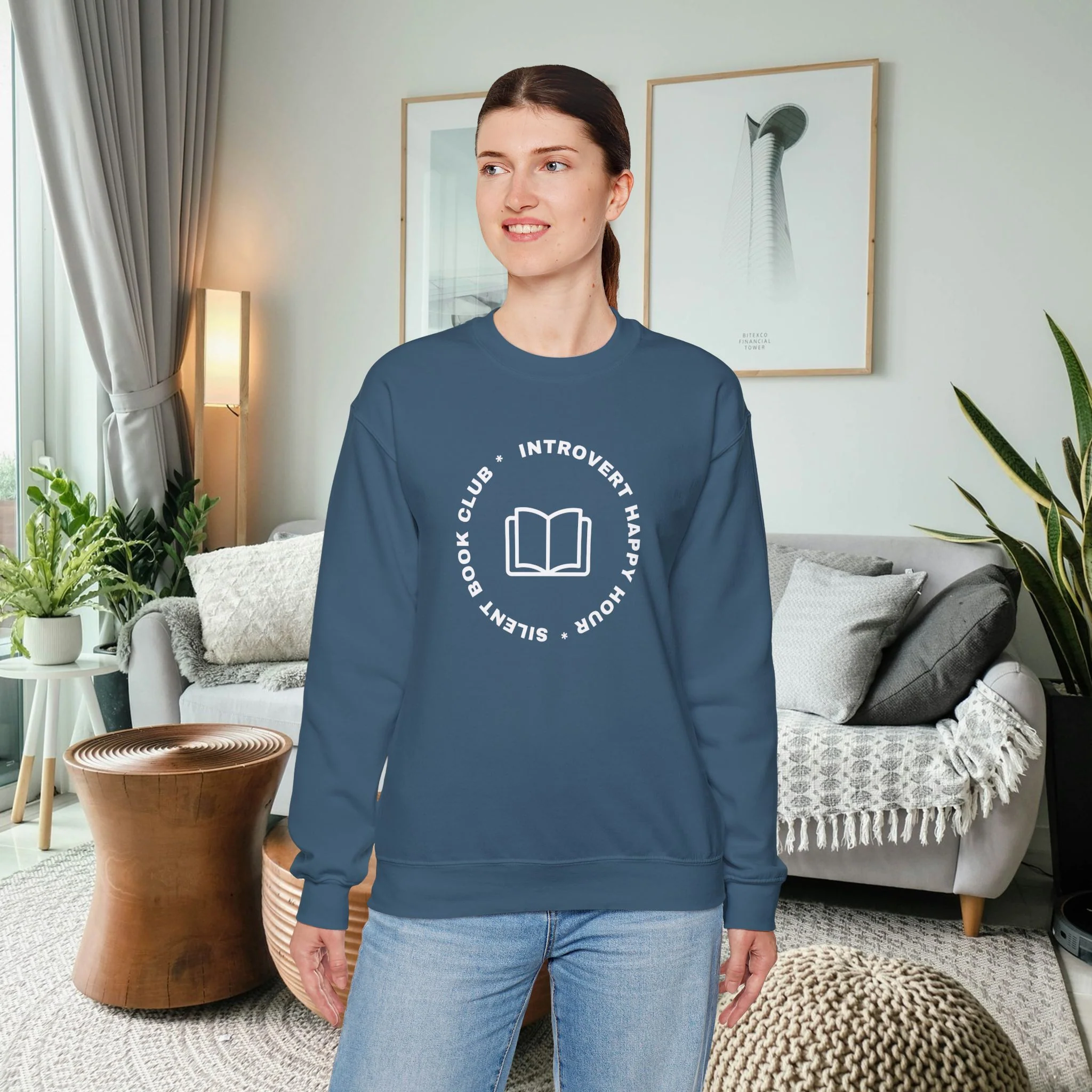 Introvert Happy Hour Unisex Sweatshirt - Image 13