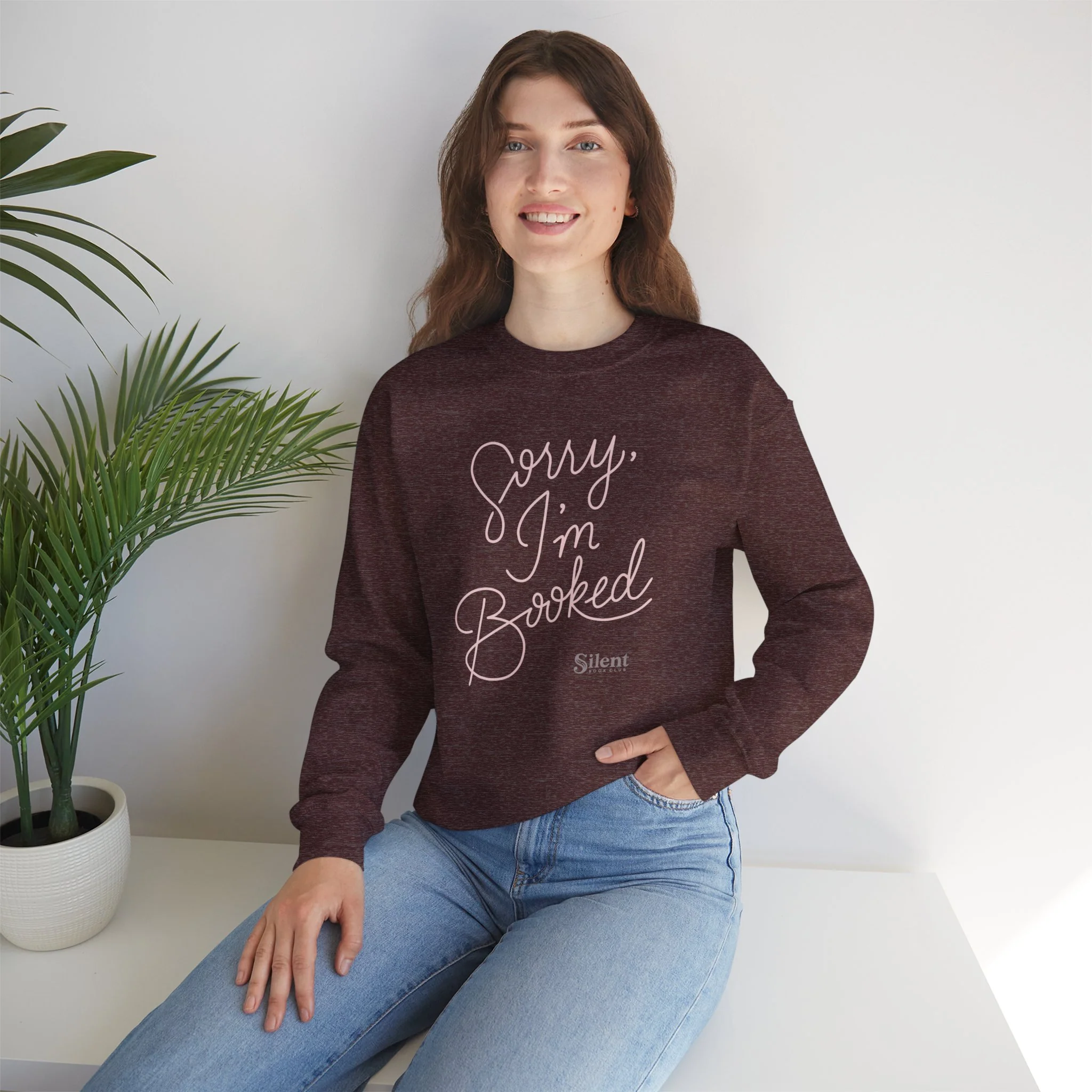 Sorry I'm Booked Unisex Sweatshirt - Image 4