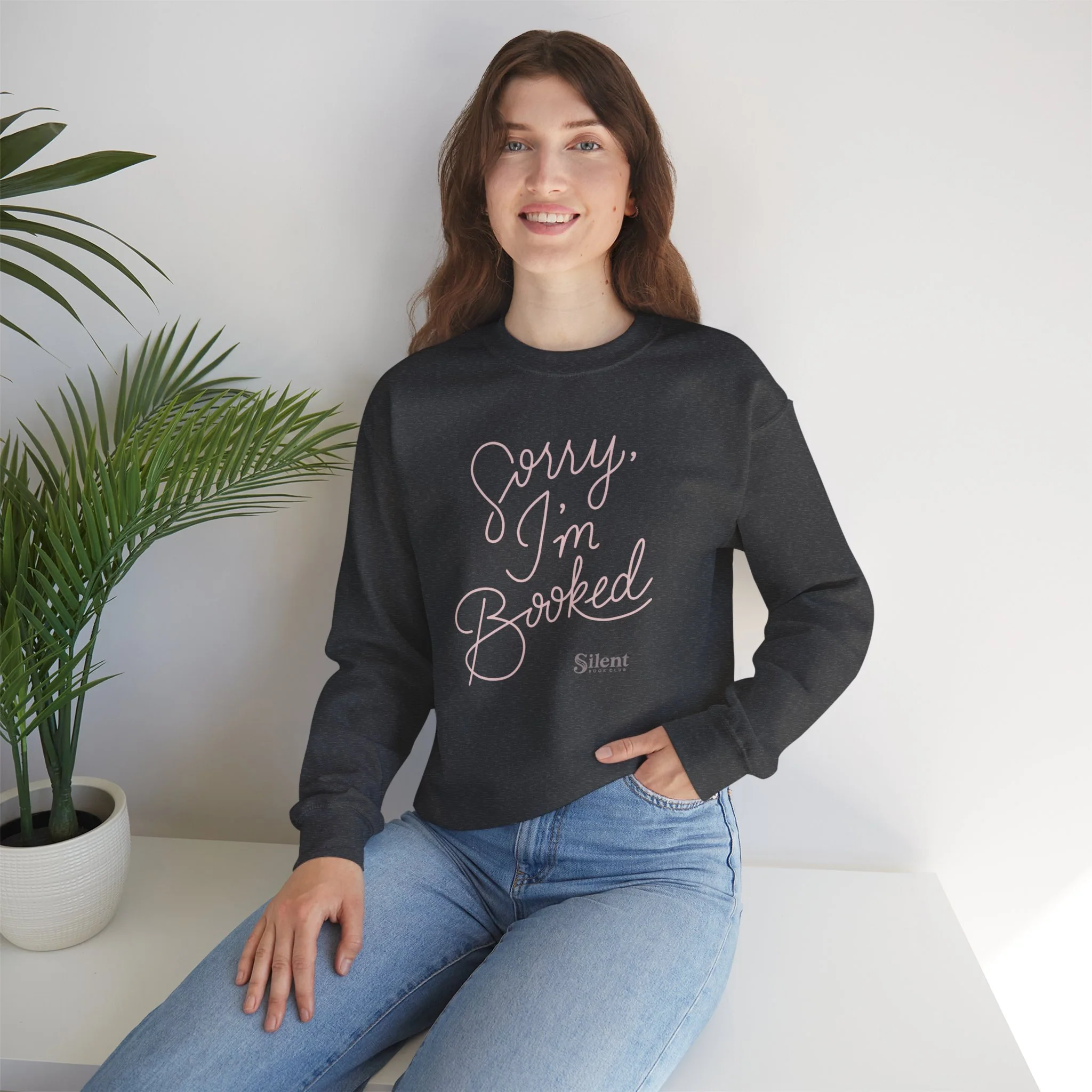 Sorry I'm Booked Unisex Sweatshirt - Image 5